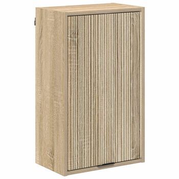 Gabinete De Baño Roble Sonoma 39 X 23,5 X 65 Cm Vidaxl