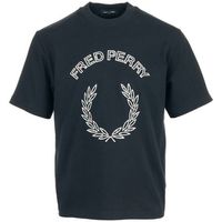 fred perry camiseta tartan applique shirt para hombre
