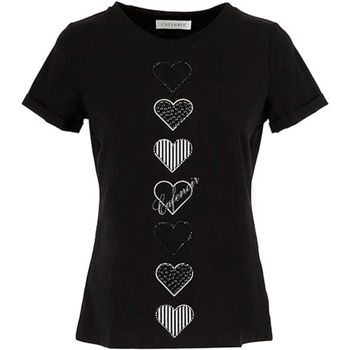 Café Noir Camiseta KJT038 para mujer