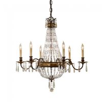 lampara de arana bellini 6 luces