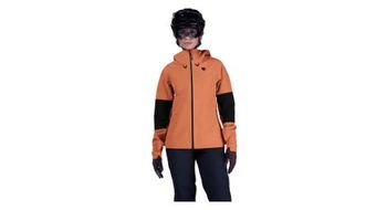 Chaqueta de manga larga fox defend 3l water coral para mujer