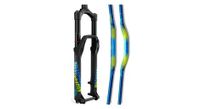 rockshox decal kit troy lee design 35mm blue   yellow