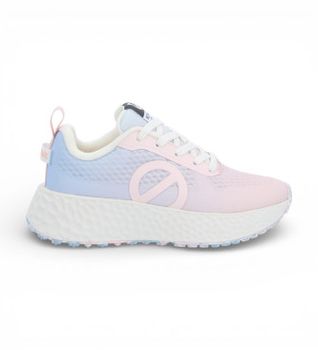 NO NAME para mujer. LNVD000 Zapatillas Carter Fly azul, rosa (38), 3 a 5cm, Cordones, Casual