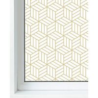 panorama vinilo ventanas cubos 73x300cm