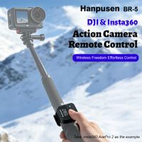 control remoto bluetooth impermeable para camara de accion para insta360 x3x4x4airx5go3go3sace para dji action 645 proosmo 360
