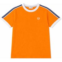 sergio tacchini camiseta pino ringer t-shirt orange pepperwhite para hombre