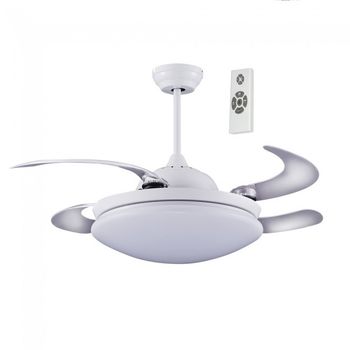 Ventilador led con aspas plegables klon (36w)