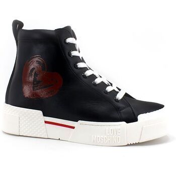 Love Moschino Deportivas Moda Sneaker Hi Platform Black JA15455G0DIAC00A para mujer