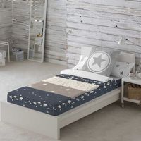 saco nordico sin relleno 100 algodon indigo a  cama 90