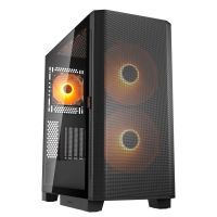 caja de ordenador cougar cgr-5ya6b-rgb atx midi tower rgb gaming cristal templado