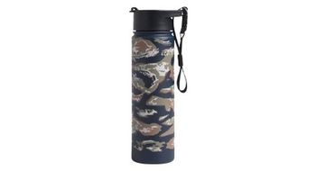 United by blue botella de acero aislada united azul   camo 650 ml