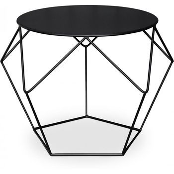 Mesa Auxiliar - Diseño Industrial - Metal - Diamond Negro