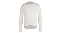 camiseta de manga larga rapha pro team lightweight white grey para hombre