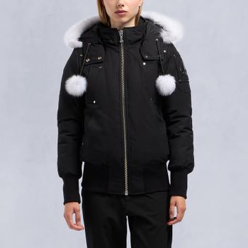 Moose Knuckles Debbie Cotton & Nylon-Blend Bomber Jacket - S