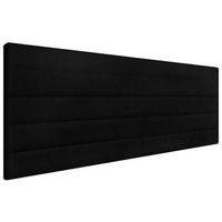 cabecero tapizado gio  cabezal acolchado  tapizado en polipiel de alta gama  color negro  medida 140x55x3cm cama 135140 cm