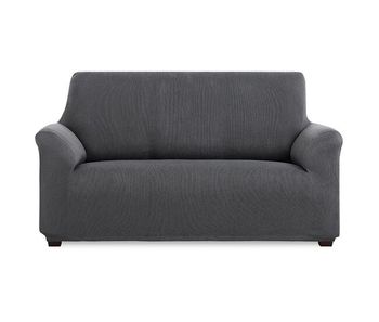 Funda de sofá elástica inca (sofá 2 plazas, gris)