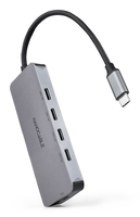 nanocable hub usb-cm a 4xusb-ch  usb-c pd 100w