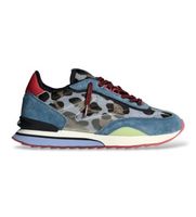 hoff para mujer 22603001 zapatillas de piel art azul 42 plano cordones casual