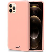 cool funda silicona cover rosa para iphone 12 pro max