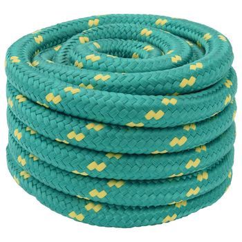 Cuerda Para Barco 5 Mm 25 M Verde Vidaxl