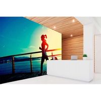 fotomural vinilo running puerto maritimo 400 x 300 cm