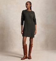 polo ralph lauren para mujer 211b17446002 vestido de lana y cachemira verde m casual manga larga