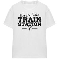 yellowstone camiseta train station para mujer