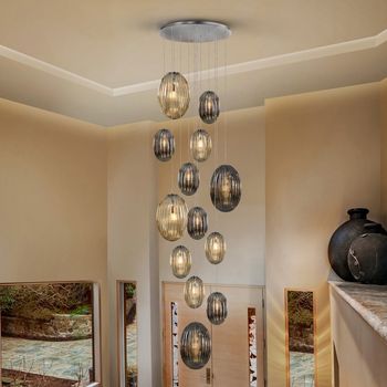 Lámpara colgante ovila (13 luces)