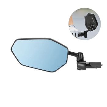 Espejo retrovisor ROCKBROS para bicicleta 360° ajustable,antirreflectante,HD,espejo reflectante para manillar MTB para l