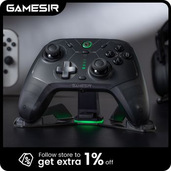 Control Inalámbrico GameSir Cyclone 2 para Nintendo Switch 2, PC y Teléfono Móvil |   Efecto Hall, Iluminación RGB