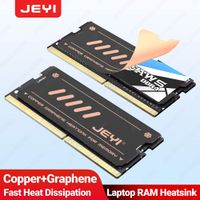 jeyi-disipador de calor ram de grafeno para portatil radiador de memoria de refrigerador de diseno de lamina de cobre y grafeno de doble capa para ddr5 ddr4 ddr3 ddr2