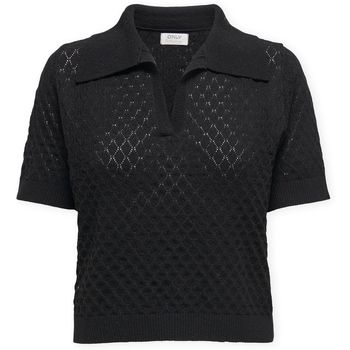 Only Blusa Polo Cosima - Black para mujer