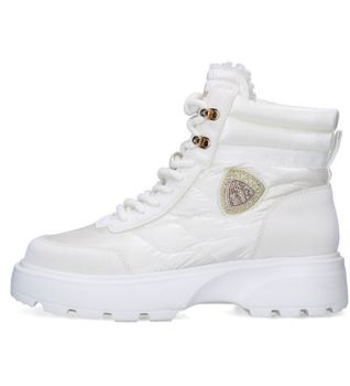 Blauer para mujer. F5BLANCA03 Botines de piel Laarzen blanco (38), Casual