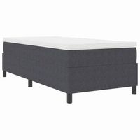 cama tapizada 193x90x60 cm espuma - gris