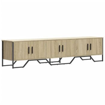 Mueble Tv - Mesa De Tv Madera De Ingeniería Roble Sonoma 180x34x41 Cm