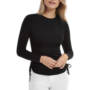 Lisca Blusa Camiseta de manga larga con laterales ajustables Kenza para mujer