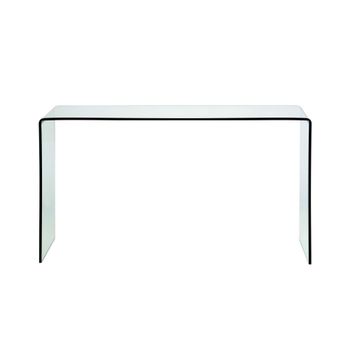 Consola vidrio transparente 120 x 30cm