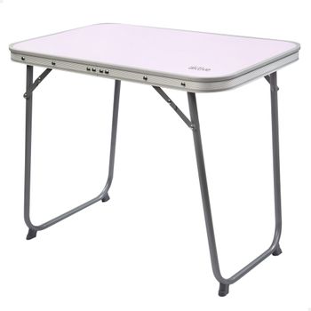 Mesa Plegable Aktive, Estructura Acero 16 Mm y Tablero MDF, 60x40x50 Cm, Malva