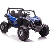 lean toys - buggy utv-mx coche electrico infantil 24 voltioscontrol remoto 24ghz 2 plazas