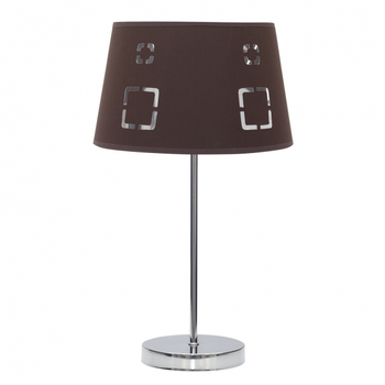 Lampara Sobremesa Celaya 1xe14 Marron de FABRILAMP.