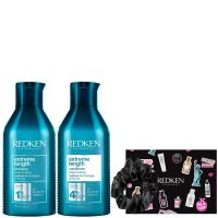redken extreme length shampoo 300ml redken extreme length conditioner 300ml  redken satin scrunchies bundle