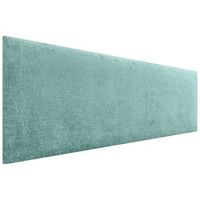 dhome cabecero de lana natural 160x60cm para camas 150160 - verde agua