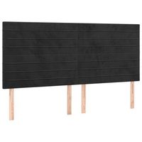 cabecero terciopelo negro 180x5x118128 cm vidaxl