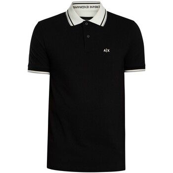 Armani Exchange Polo Polo ajustado con cuello en contraste para hombre