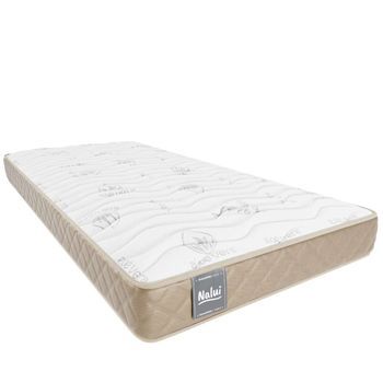 Colchón Viscoelástico 150x180 Cm Multicapa,núcleo Gravityfoam, Firmeza Alta, Reversible, Transpirable. Hecho En España Nalui Mulhacén Dualsense Beige