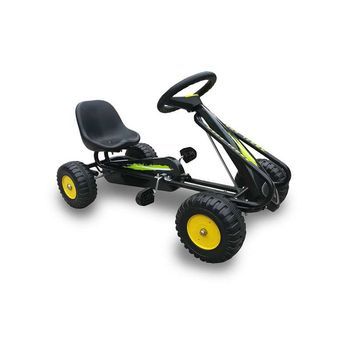 Go Kart Negro A Pedales 85x47x49 Cm