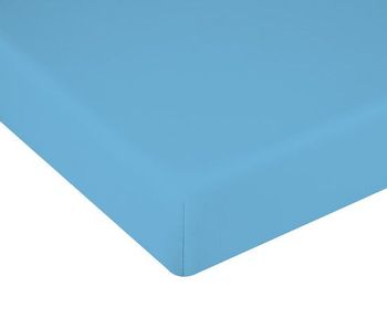 Sábana bajera ajustable donegal cama 105cm turquesa