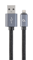 cable trenzado de algodon gembird 8 pines con conectores metalicos 18 m
