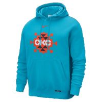 sudadera oklahoma city thunder nike nba ce club logo