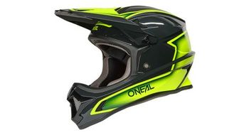 Casco integral o neal sonus slick gris amarillo fluorescente